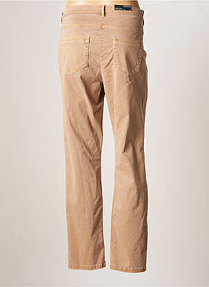 Pantalon slim tissage popeline taille normale marron BETTY BARCLAY femme