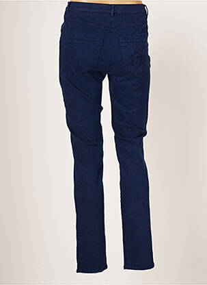 Pantalon slim taille normale taille normale bleu JUMFIL femme
