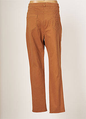 Pantalon slim stretch taille normale marron JUMFIL femme