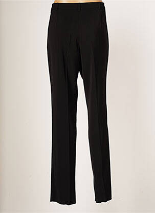 Pantalon droit tissage popeline taille normale noir JUMFIL femme