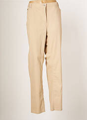 Pantalon droit beige BX pour femme seconde vue