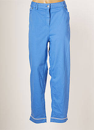 Pantalon droit bleu FUEGOLITA pour femme