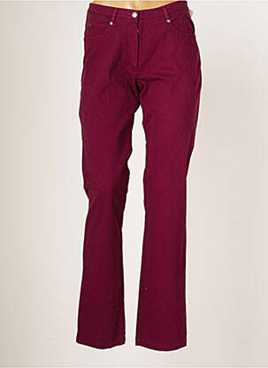 Pantalon droit violet JUMFIL pour femme