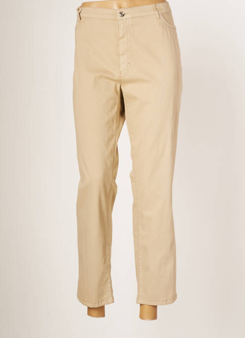 Pantalon 7/8 beige SAINT HILAIRE pour femme