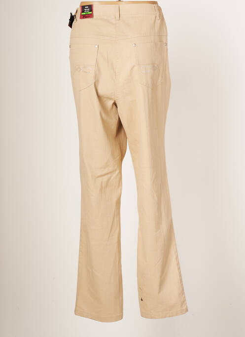 Pantalon droit beige BX pour femme
