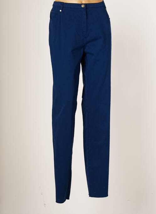 Pantalon droit bleu JUMFIL pour femme