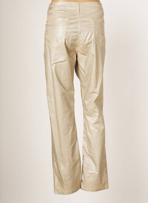 Pantalon slim beige LAUREN VIDAL pour femme