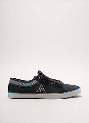 Baskets tissage toile bout rond noir LE COQ SPORTIF garcon