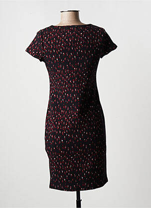 Robe courte manches courtes manches courtes noir CAMAIEU femme