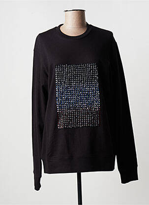 Sweat-shirt stretch manches longues noir AZZARO femme