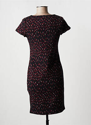Robe En Laine Grise à Rayures Noires Camaïeu - Manches 3/4 - Taille 36/38 - Très Bon état