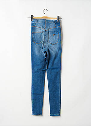 Jeans skinny taille haute taille haute bleu GUESS femme