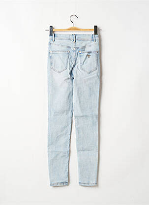 Jeans skinny taille haute taille haute bleu GUESS femme