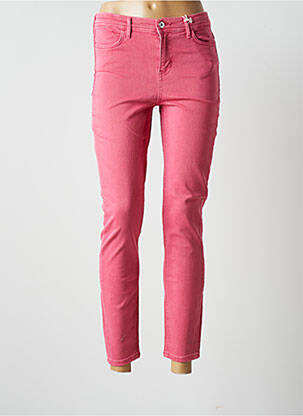 Jeans skinny rose GUESS pour femme