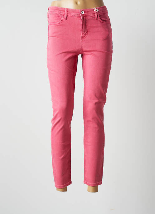 Jeans skinny rose GUESS pour femme