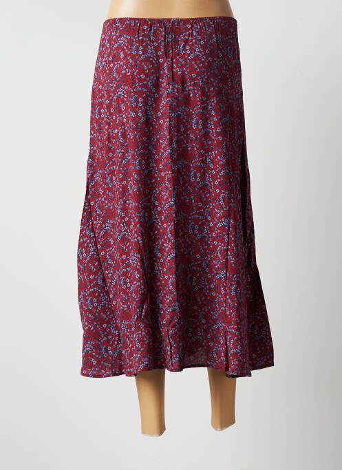 Jupe longue rouge BONOBO pour femme
