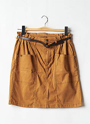 Jupe courte poches marron BONOBO femme