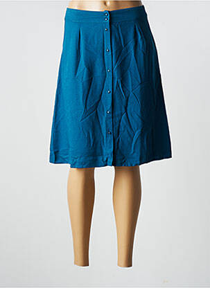 Jupe mi-longue bleu BONOBO pour femme