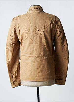 Veste casual poignets pressionnés marron DEVRED homme