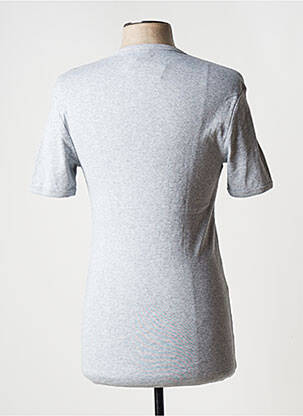 T-shirt tissage chiné manches courtes gris G STAR homme
