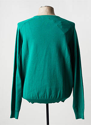 Pull col v manches longues vert LOIS homme