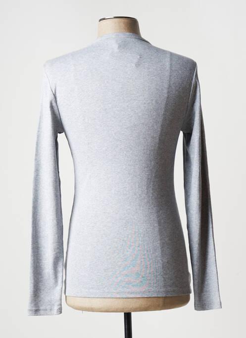 T-shirt tissage chiné manches longues gris G STAR homme