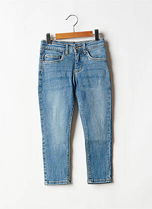Jeans coupe slim slim taille ajustable bleu STOOKER fille
