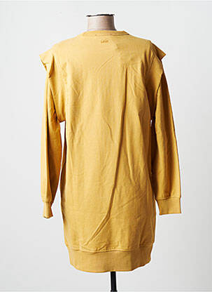 Robe courte manches longues manches longues jaune LOIS femme