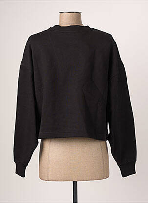 Sweat-shirt stretch manches longues noir LOIS femme
