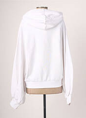 Sweat-shirt à capuche blanc LOIS pour homme seconde vue