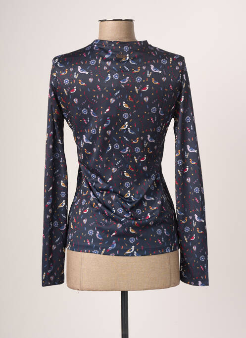 Top bleu LOIS pour femme