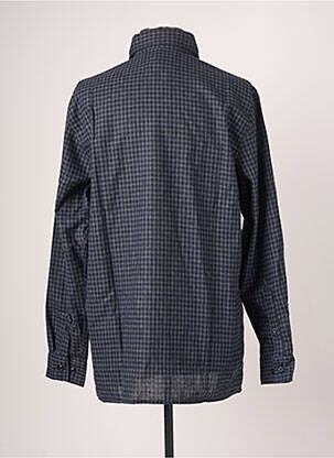 Chemise manches longues poches poitrine bleu DAMART homme
