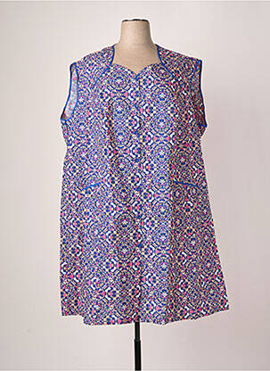 Robe mi-longue sans manche sans manche bleu DAMART femme