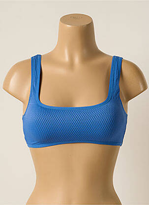Haut de maillot de bain stretch haut bandeau bleu PRINCESSE TAM-TAM femme