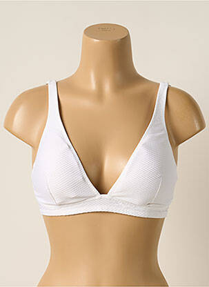 Haut de maillot de bain haut triangles haut triangles blanc PRINCESSE TAM-TAM femme