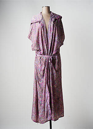 Veste kimono coupe fluide violet PURPLE QUEEN femme