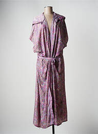 Veste kimono imprimé cachemire violet PURPLE QUEEN femme