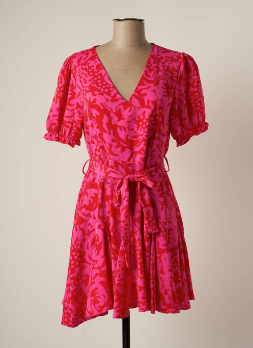 Robe courte rose FLAMANT ROSE pour femme