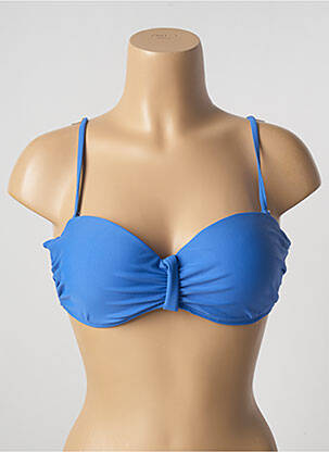 Haut de maillot de bain haut soutien-gorge moulé haut soutien-gorge moulé bleu SUN PROJECT femme