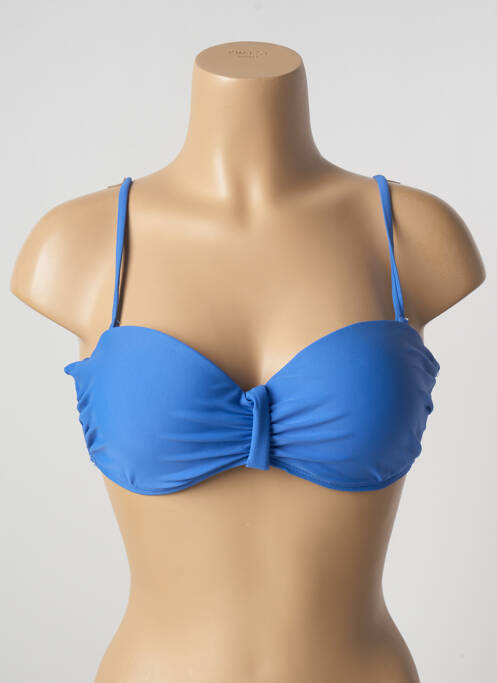 Haut de maillot de bain haut soutien-gorge moulé haut soutien-gorge moulé bleu SUN PROJECT femme
