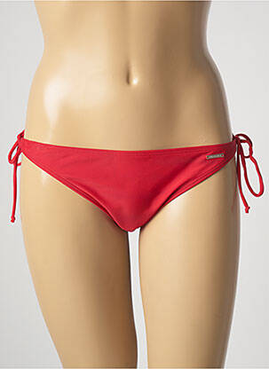 Bas de maillot de bain stretch bikini rouge SUN PROJECT femme