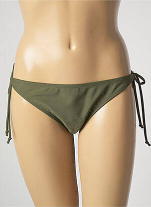 Bas de maillot de bain stretch bikini vert SUN PROJECT femme