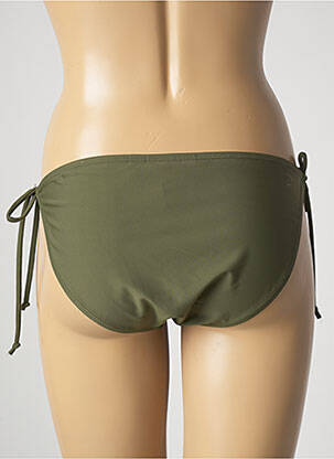 Bas de maillot de bain stretch bikini vert SUN PROJECT femme