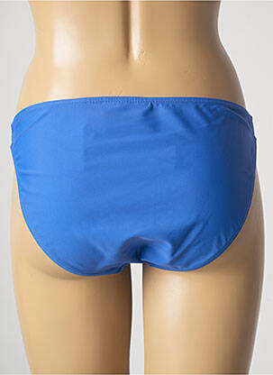 Bas de maillot de bain tissage satiné culotte bleu SUN PROJECT femme
