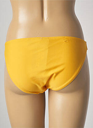 Bas de maillot de bain stretch culotte jaune SUN PROJECT femme
