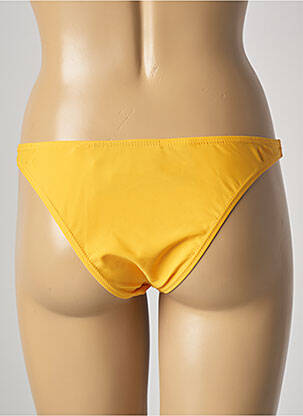 Bas de maillot de bain stretch culotte jaune SUN PROJECT femme