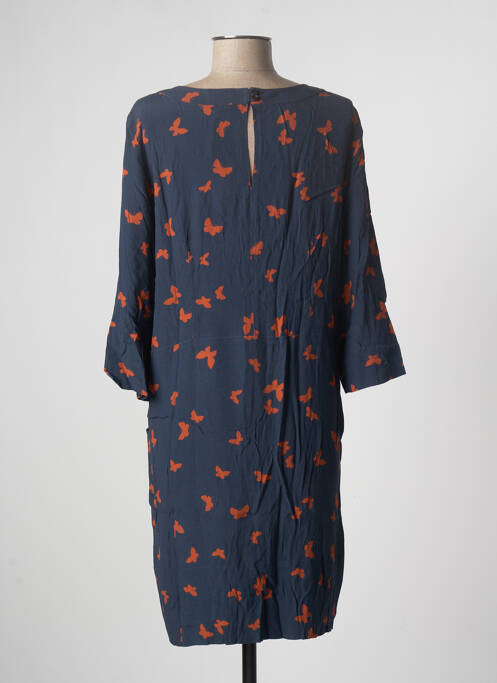 Robe mi-longue bleu ZYGA pour femme