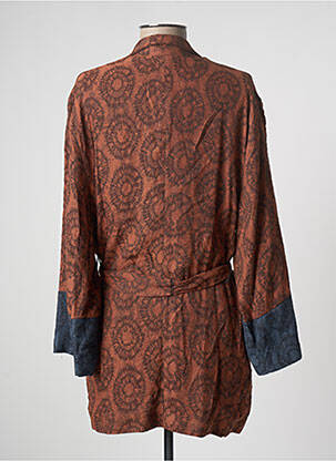 Veste casual col tailleur orange #OOTD femme
