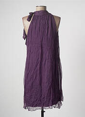 Robe mi-longue violet EDEN pour femme seconde vue