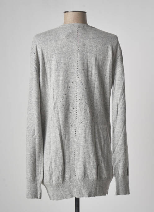 Gilet manches longues gris LA PETITE FRANCAISE pour femme